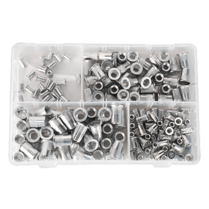 Threaded Insert (Rivet Nut) Splined Assortment M4-M8 200pc