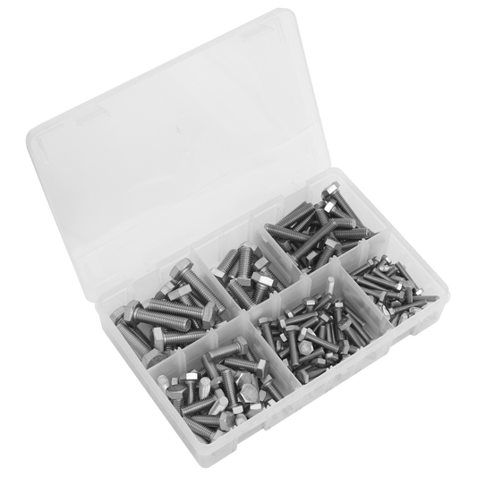 Stainless Steel Setscrew Assortment M5-M10 150pc