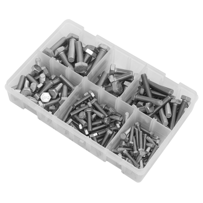 Stainless Steel Setscrew Assortment M5-M10 150pc