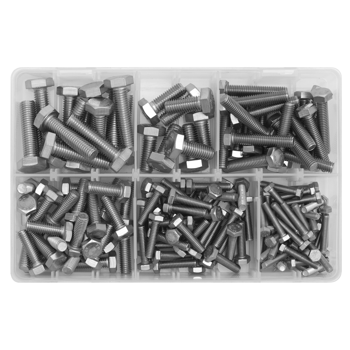 Stainless Steel Setscrew Assortment M5-M10 150pc