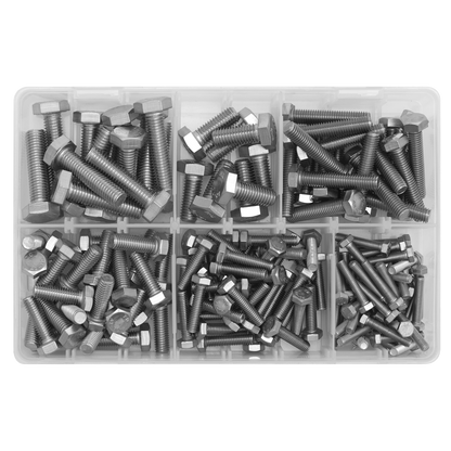 Stainless Steel Setscrew Assortment M5-M10 150pc