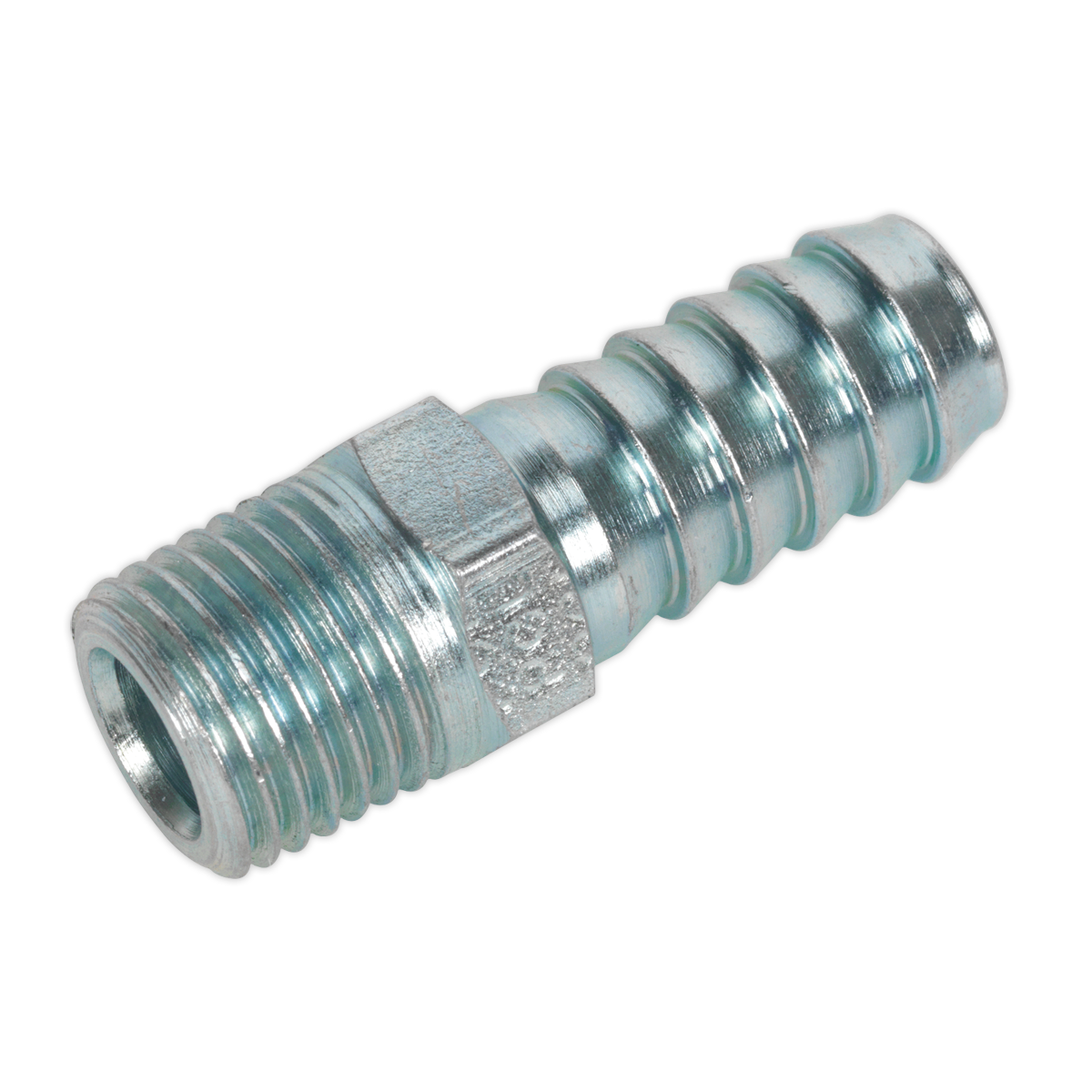 PCL Screwed Tailpiece Male 1/4"BSPT - 3/8" Hose - Pack of 5