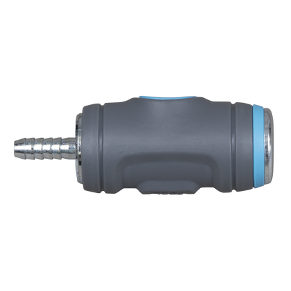 PCL Push-Button Safety Coupling Tailpiece for 1/4" Hose