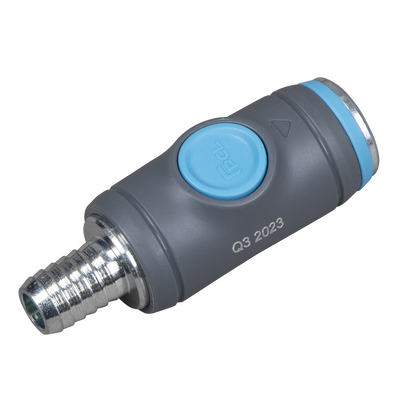 PCL Push Button Safety Coupling Tailpiece for 1/2" Hose