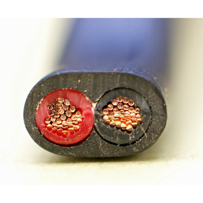 8.75A Thick Wall Flat Twin Automotive Cable 30m - Black