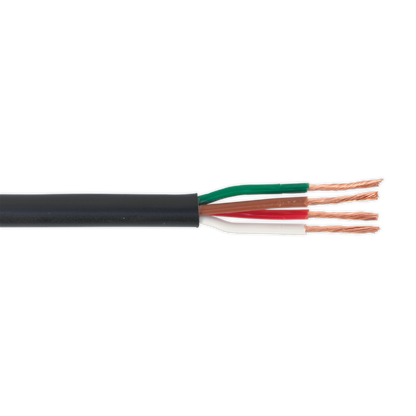 Thin Wall Automotive Cable 4 x 0.75mm² 24/0.20mm 30m - Black