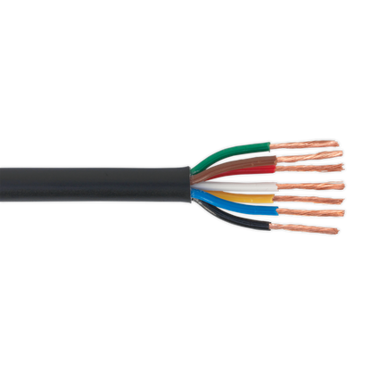 Thin Wall Automotive Cable 7 x 0.75mm² 24/0.20mm 30m - Black