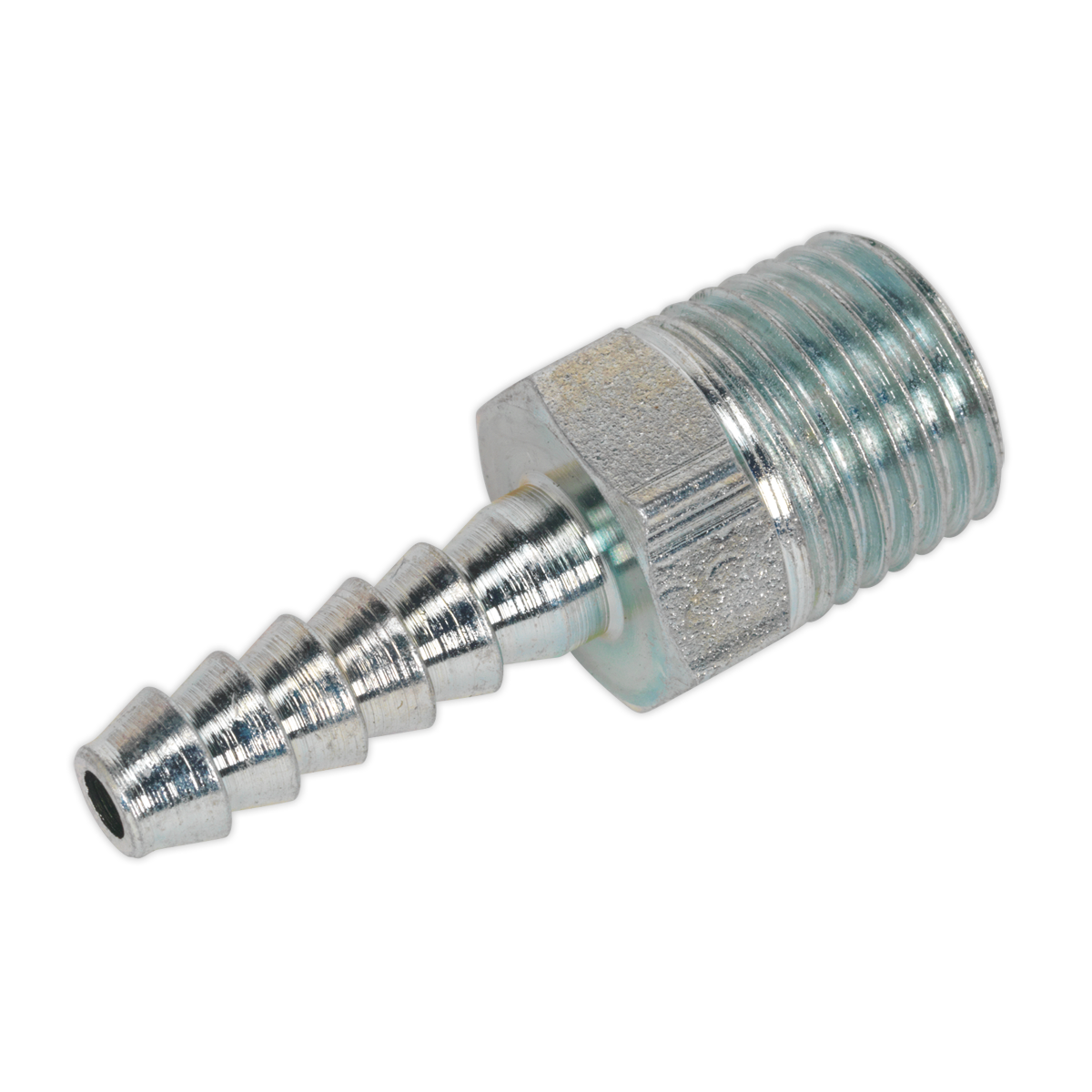 PCL Screwed Tailpiece Male 1/4"BSPT - 3/16" Hose - Pack of 5