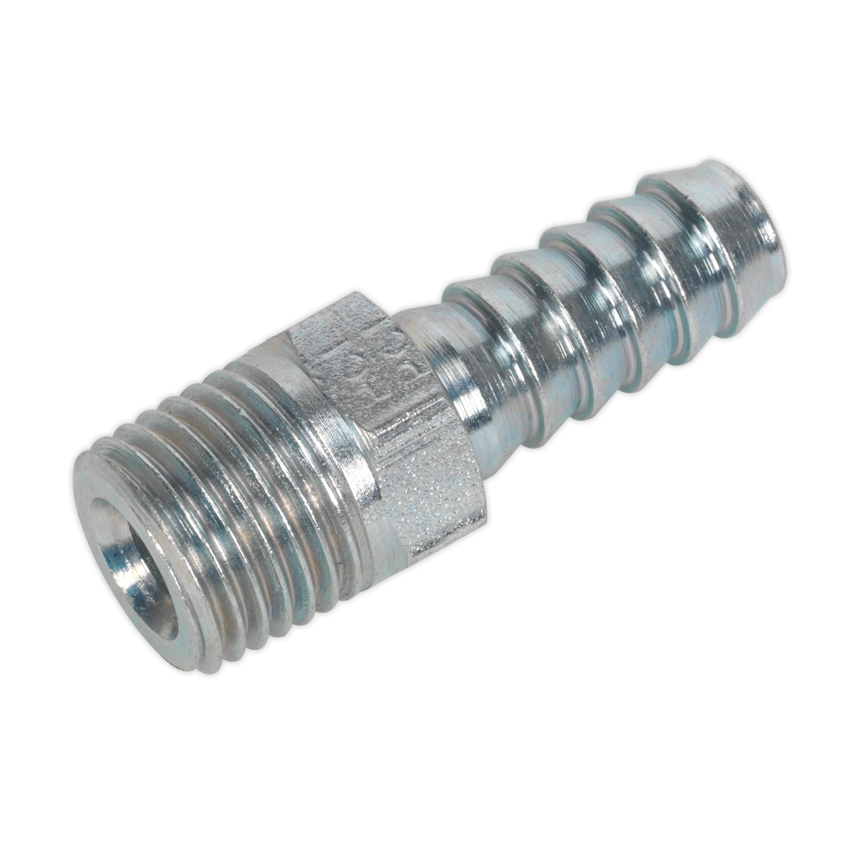PCL Screwed Tailpiece Male 1/4"BSPT - 5/16" Hose - Pack of 5