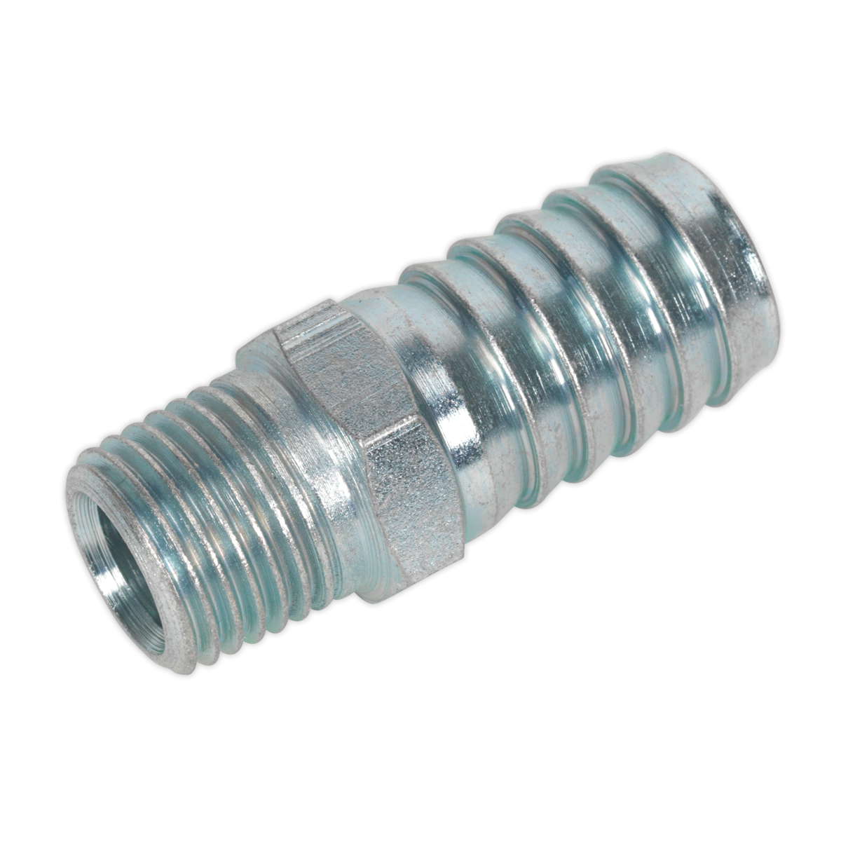 PCL Screwed Tailpiece Male 1/4"BSPT - 1/2" Hose - Pack of 5