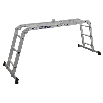4-Way Aluminium Folding Platform Ladder - BS EN 131
