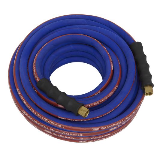 Extra-Heavy-Duty Air Hose with 1/4"BSP Unions 15m x 8mm