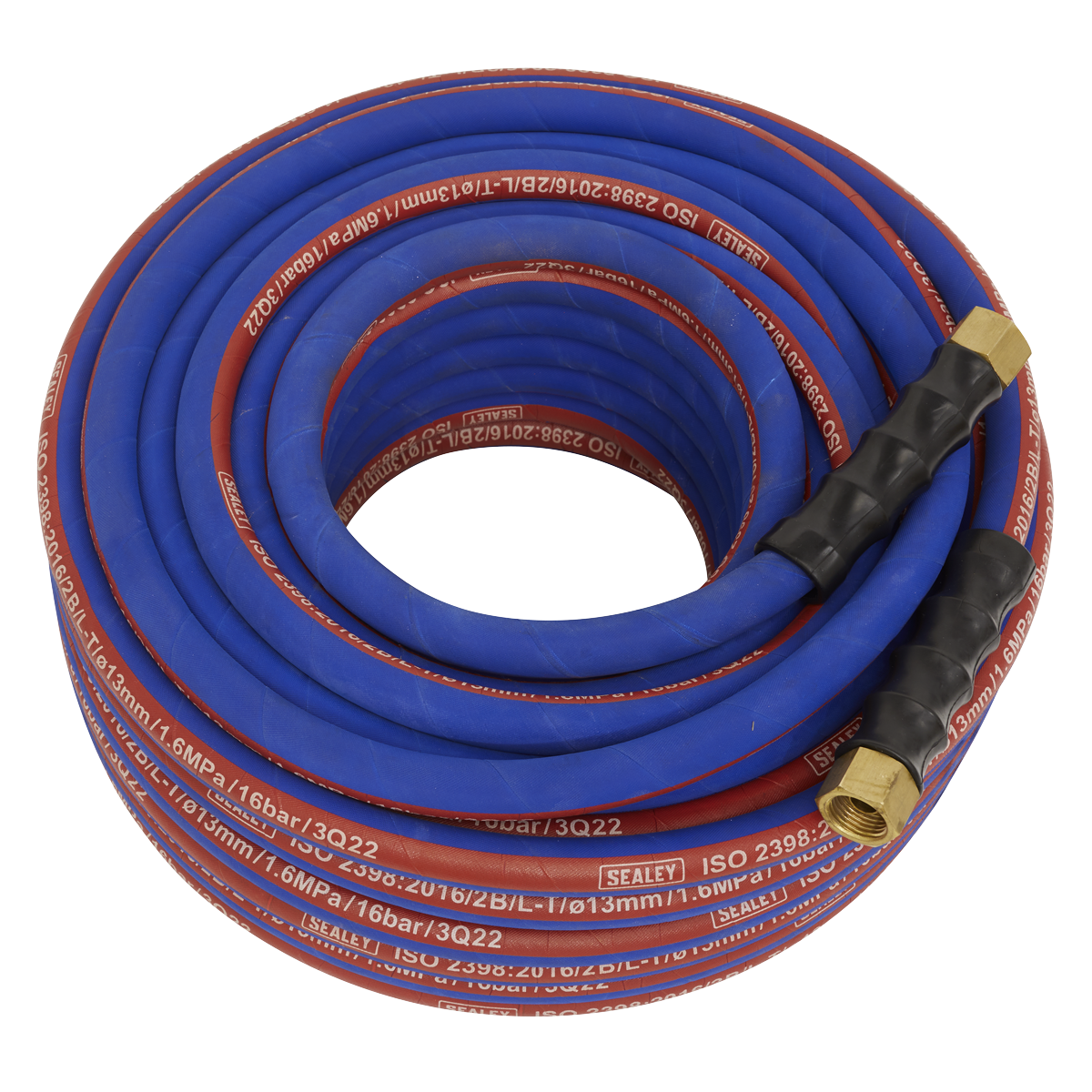 Extra-Heavy-Duty Air Hose with 1/2"BSP Unions 30m x 13mm