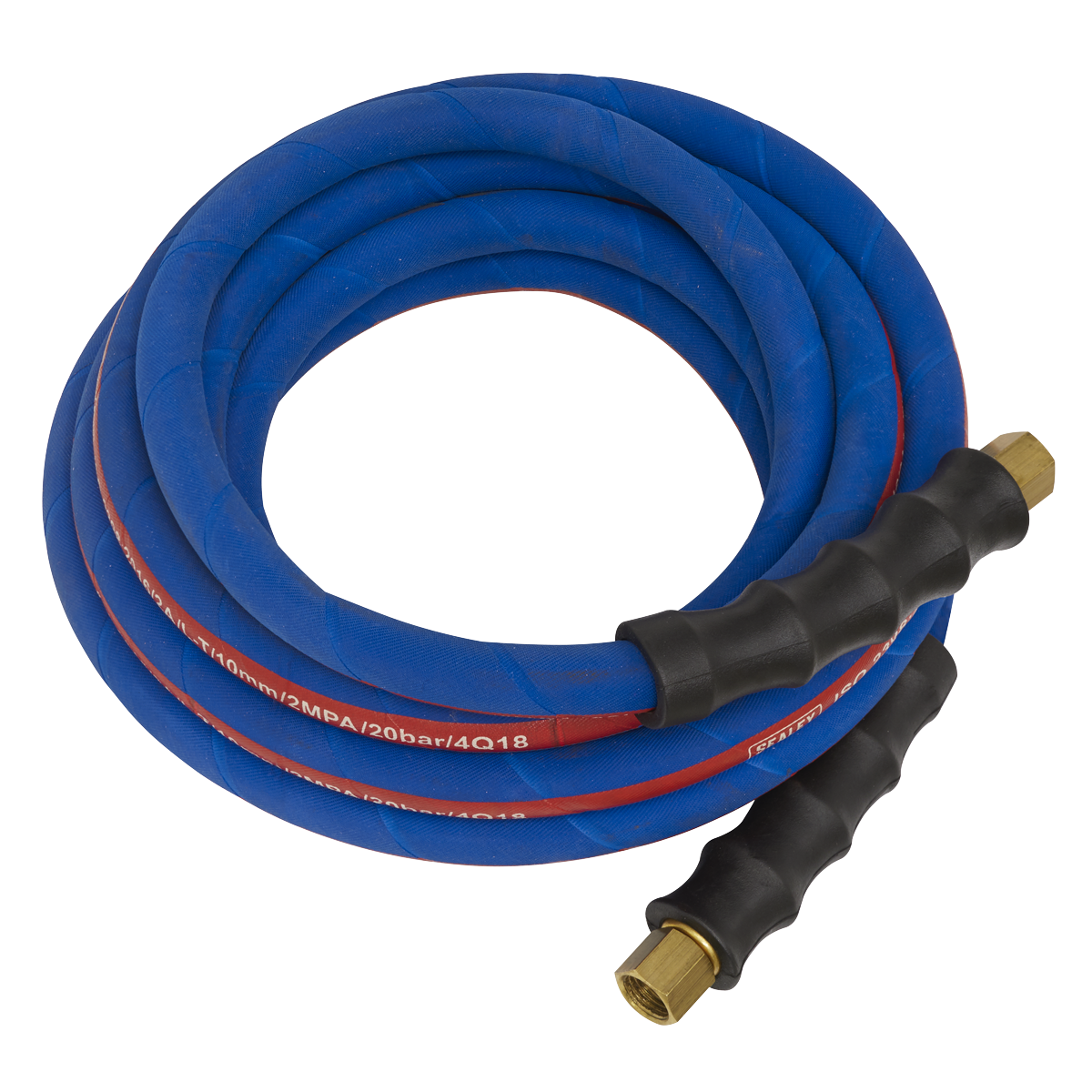 Extra-Heavy-Duty Air Hose with 1/4"BSP Unions 5m x 10mm