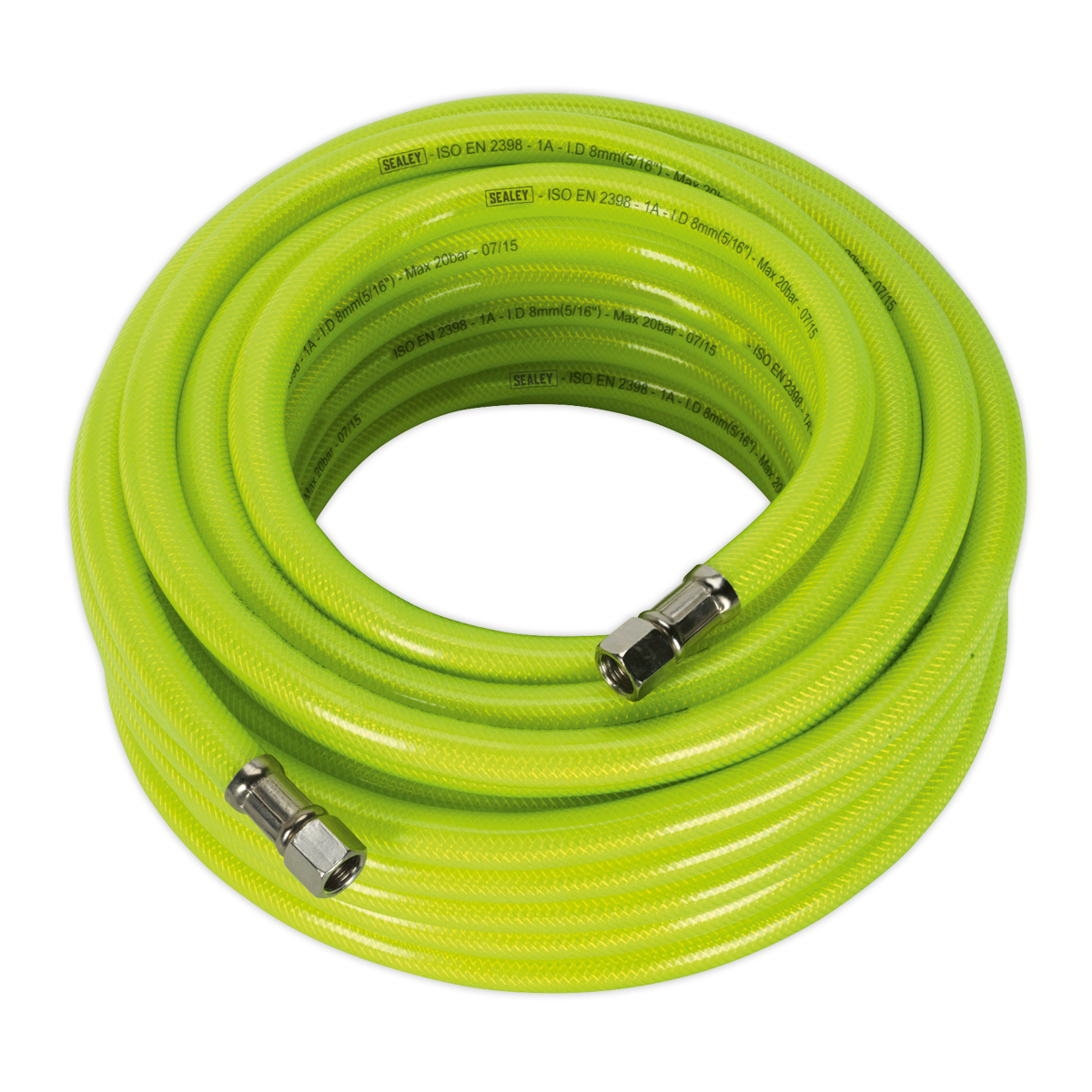 High-Visibility Air Hose with 1/4"BSP Unions