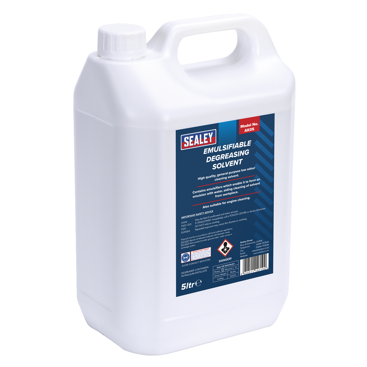 Degreasing Solvent Emulsifiable 5L