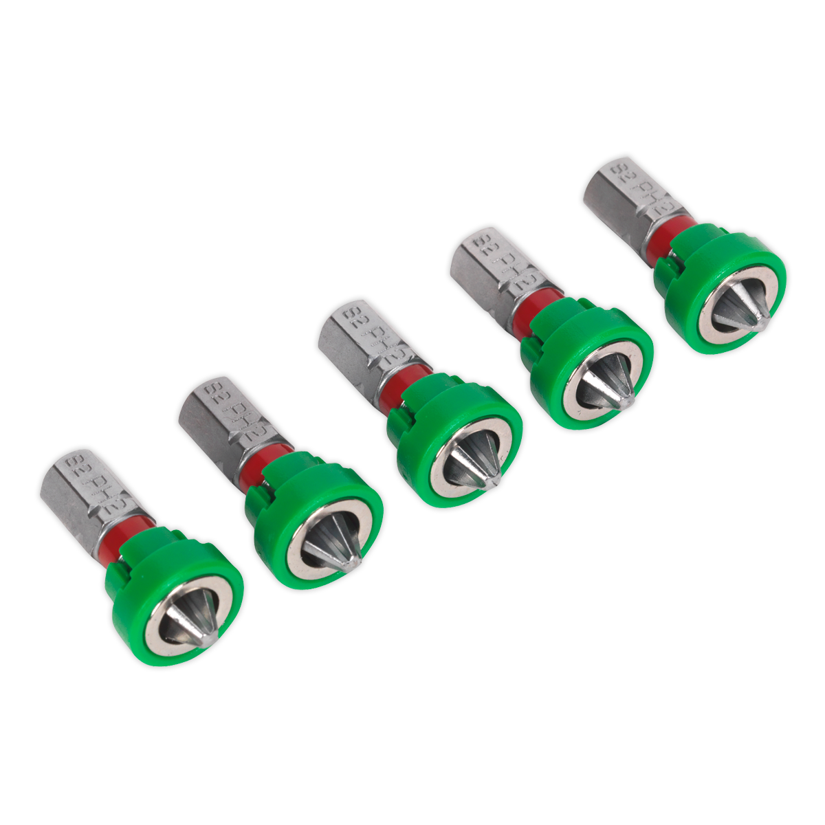 Premier Phillips Power Tool Bit with Magnetic Holder #2 x 25mm - Pack of 5