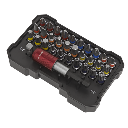 Premier Colour-Coded Power Tool Bit Set 32pc