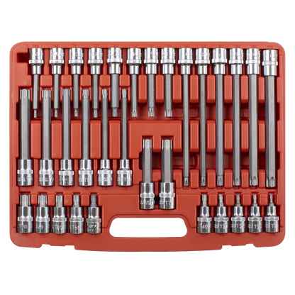 Premier TRX-Star* Socket Bit Set 1/2"Sq Drive 32pc