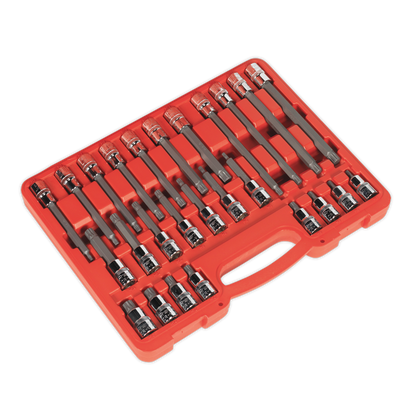Premier Spline Socket Bit Set 1/2"Sq Drive 26pc