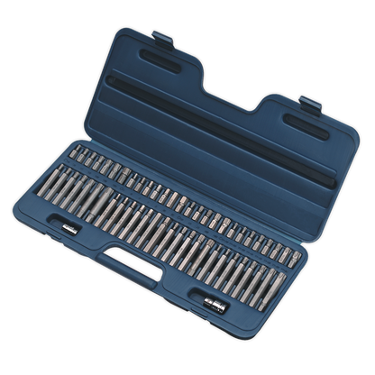 Premier Security TRX-Star*/Hex/Ribe/Spline Bit Set 3/8" & 1/2"Sq Drive 56pc