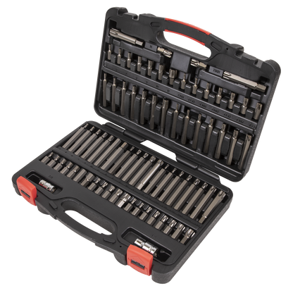 Premier TRX-Star*/Security TRX-Star*/Hex/Ribe/Spline Bit Set 3/8" & 1/2"Sq Drive 74pc