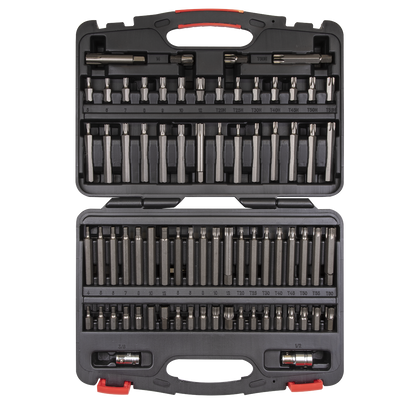 Premier TRX-Star*/Security TRX-Star*/Hex/Ribe/Spline Bit Set 3/8" & 1/2"Sq Drive 74pc