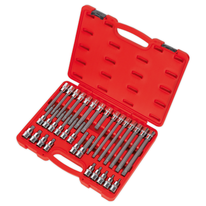 Premier Ribe Socket Bit Set 1/2"Sq Drive 32pc