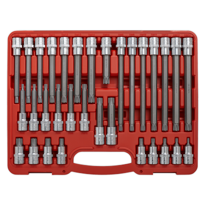 Premier Ribe Socket Bit Set 1/2"Sq Drive 32pc