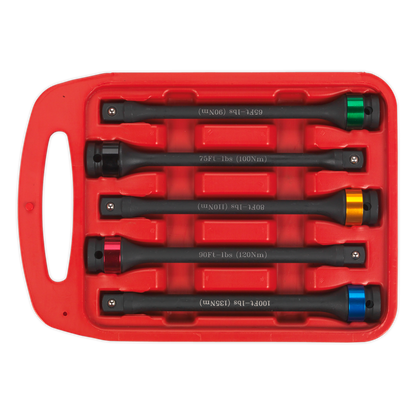 Torque Stick Set 1/2"Sq Drive 5pc