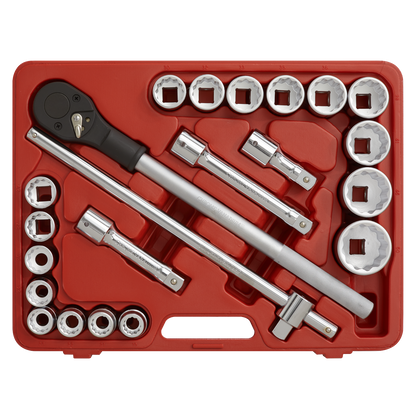 Premier Socket Set 3/4"Sq Drive 12-point 22pc