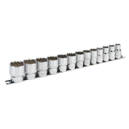 Premier Imperial Socket Set 1/2"Sq Drive 12-point 13pc