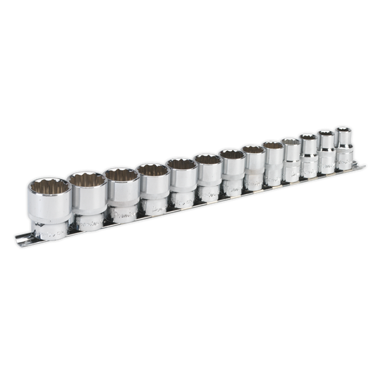 Premier Imperial Socket Set 1/2"Sq Drive 12-point 13pc