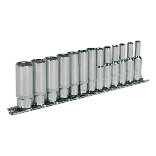 Premier Deep Socket Set 1/4"Sq Drive 13pc