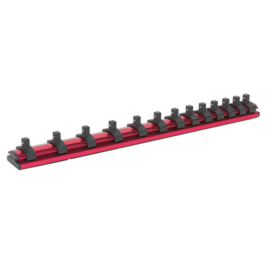 Premier Socket Retaining Rail Magnetic 1/4"Sq Drive 13 Clips