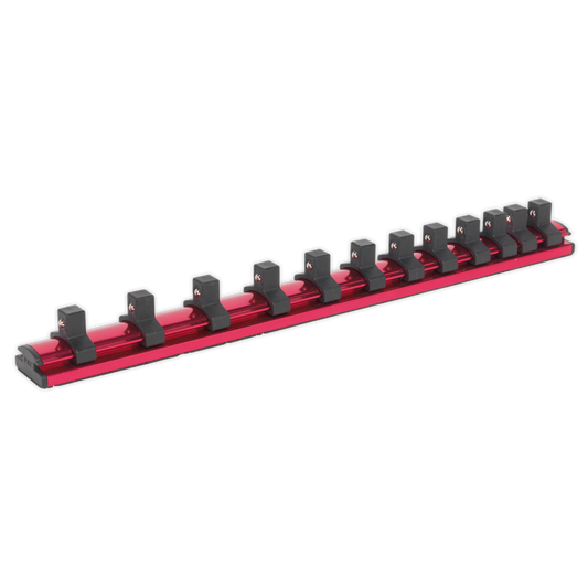 Premier Socket Retaining Rail Magnetic 3/8"Sq Drive 12 Clips