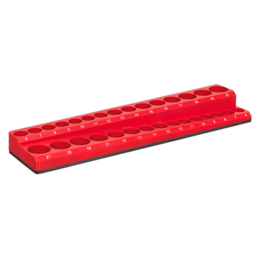 Premier Socket Holder Magnetic 3/8"Sq Drive Capacity 30 Sockets