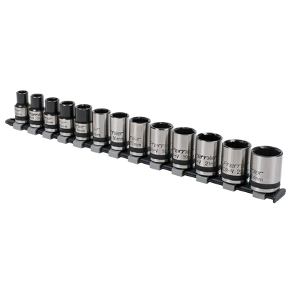 Premier Black Lock-On™ Socket Set 1/2"Sq Drive 13pc