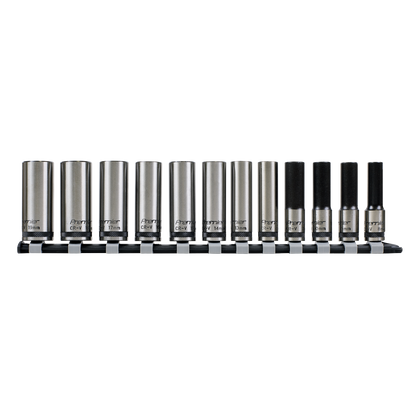 Premier Black Deep Lock-On™ Socket Set 3/8"Sq Drive 12pc
