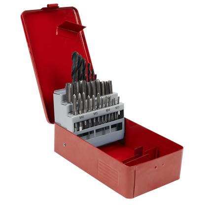 Metric Tap & Drill Bit Set 28pc