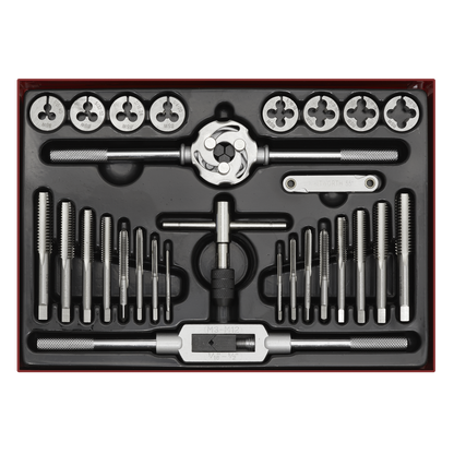 Imperial Tap & Die Set Split Dies BSW 28pc
