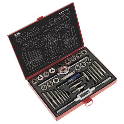 Metric/UNF/BSP Tap & Die Set Split Dies 33pc
