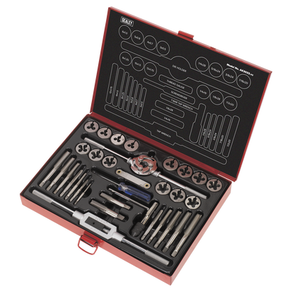 Metric/UNF/BSP Tap & Die Set Split Dies 33pc