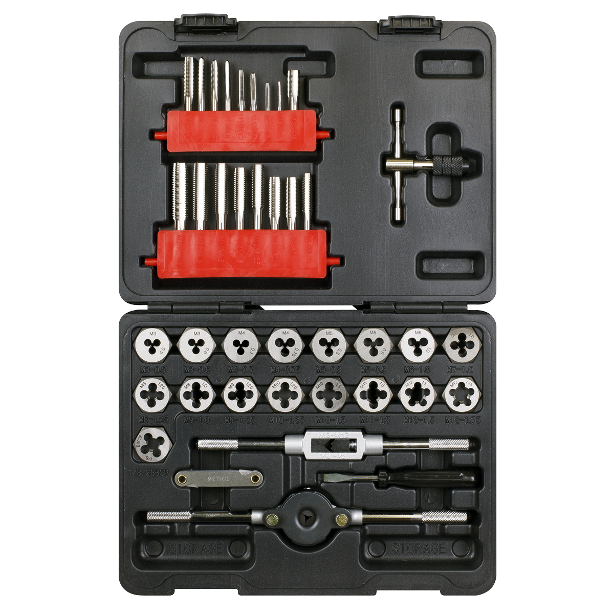 Metric Tap & Hex Die Set 39pc