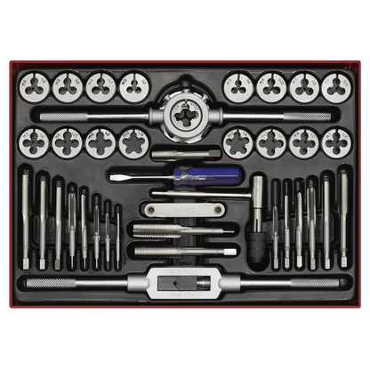 Metric Tap & Die Set Split Dies 40pc