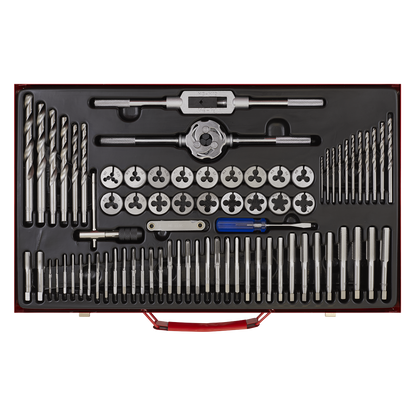Metric Tap & Die Set Split Dies 76pc