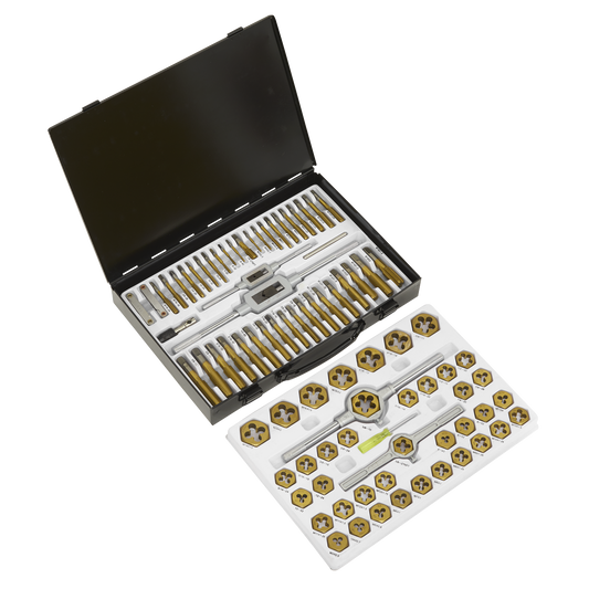 Metric & Imperial Hexagonal Tap & Die Set 86pc