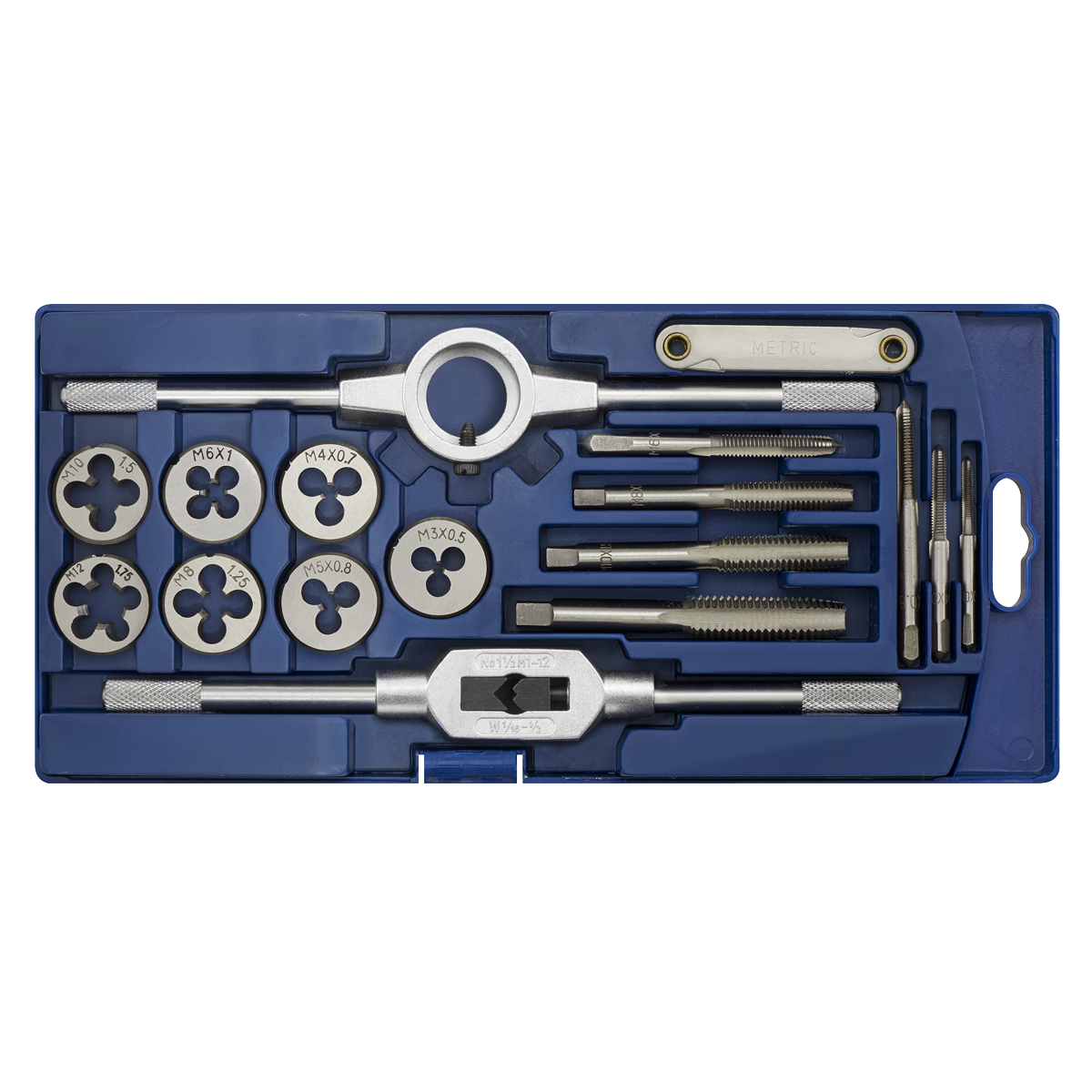 Metric Tap & Die Set 17pc