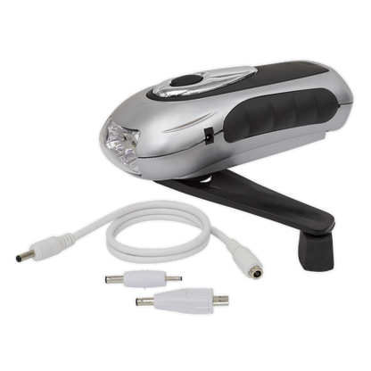 Rechargeable Wind-Up Torch 3 LED