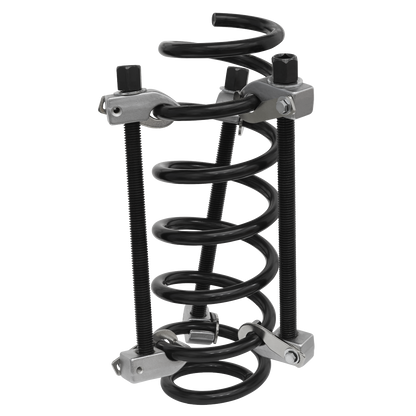 Coil Spring Compressor with Safety Hooks 1200kg 3pc